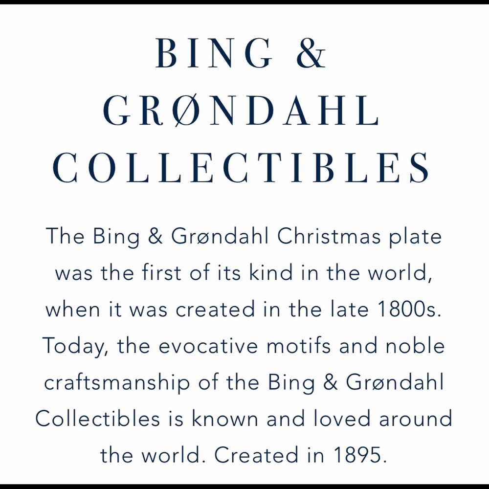 🎄🎁 Royal Copenhagen’s Bing & Grondahl Christmas Collector’s Plate - 1975 - Picture 5 of 5